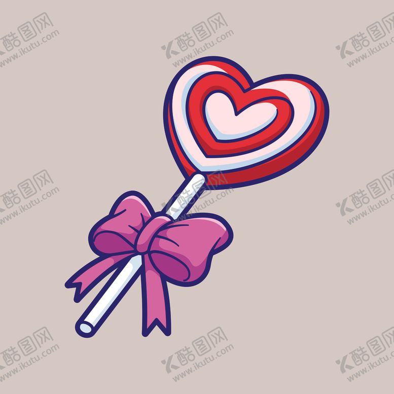 编号：81735802101636209006【酷图网】源文件下载-矢量卡通棒棒糖