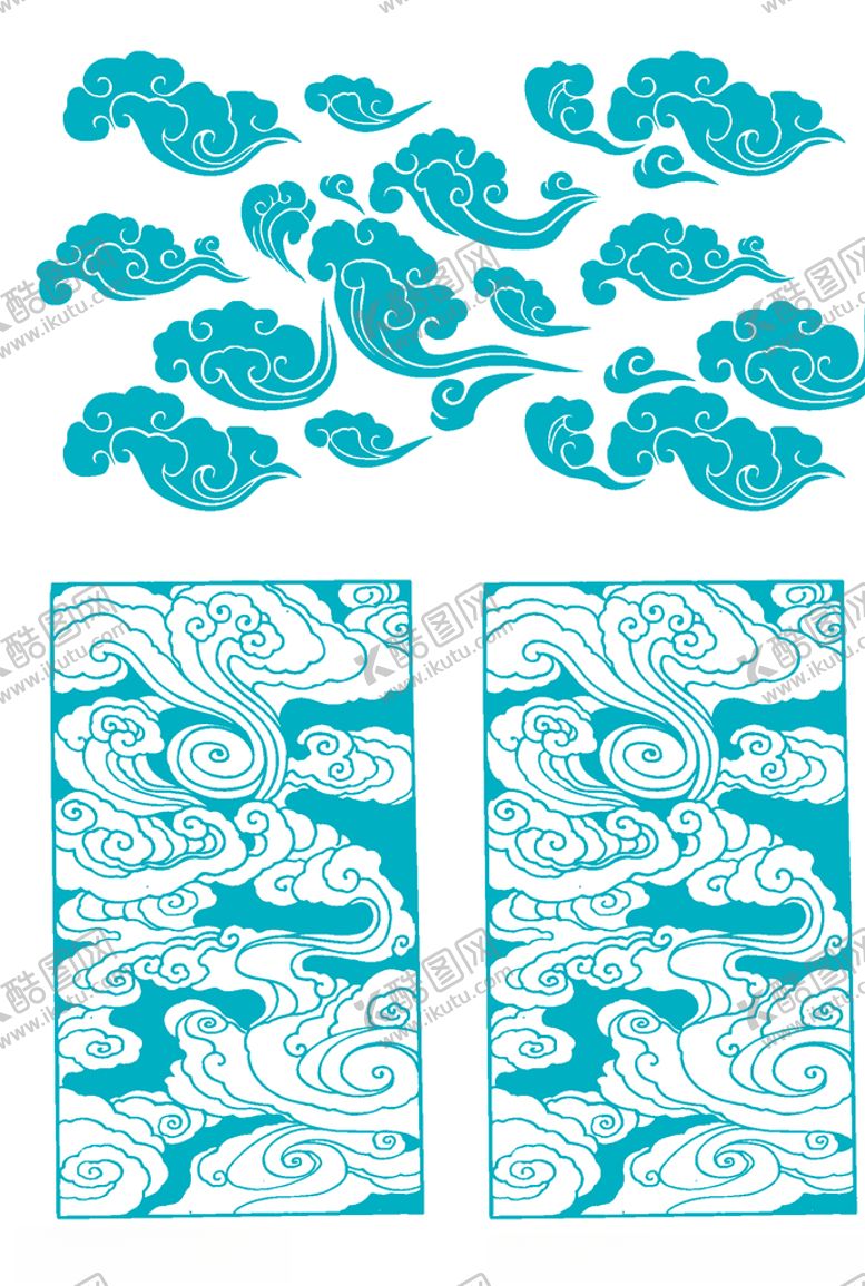 编号：34055910200040289186【酷图网】源文件下载-中国传统文化云纹一