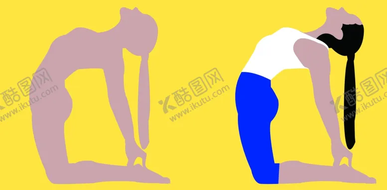 编号：19609006240353138183【酷图网】源文件下载-瑜伽骆驼式