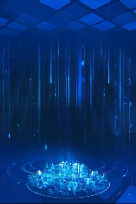 蓝色背景