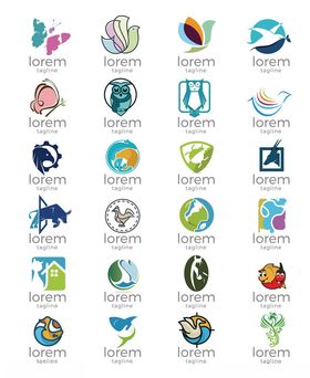 多样动物标志设计集合