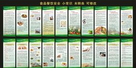 食品餐饮安全小常识宣传海报