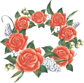 手绘鲜花