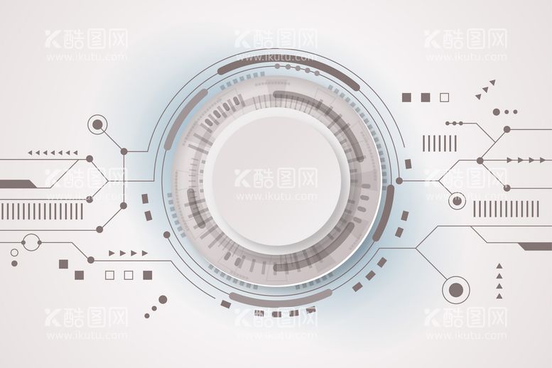 编号：81104911190357058581【酷图网】源文件下载-白色科技感背景