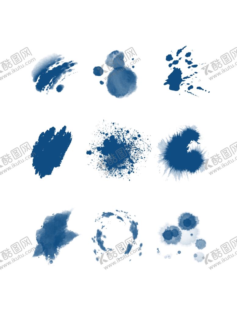 编号：67376010060309399342【酷图网】源文件下载-水墨素材毛笔画素材墨迹素材