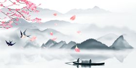中国风背景墙