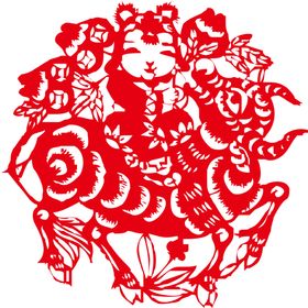 牛年剪纸