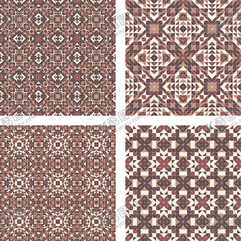 编号：22865810210541352014【酷图网】源文件下载-格子几何数码印花