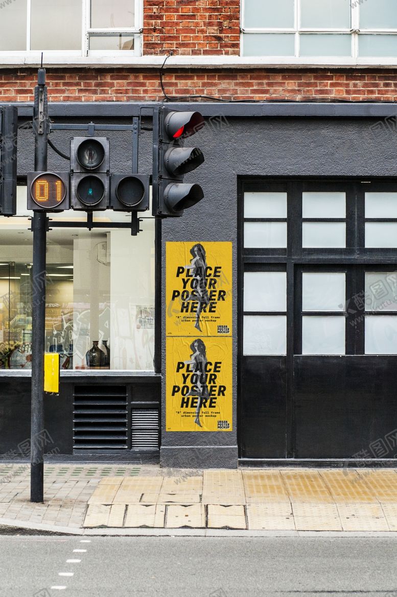 编号：12044609250308195653【酷图网】源文件下载-海报样机展示效果图