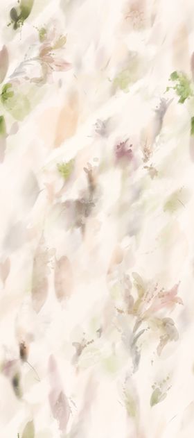 清新淡绿水彩花卉背景图