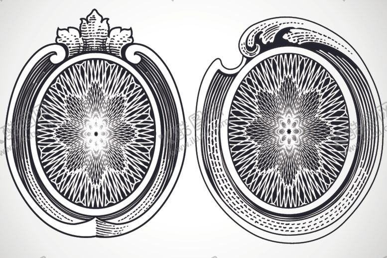 编号：41072009281210114755【酷图网】源文件下载-背景证书防伪花纹欧式边框奖状