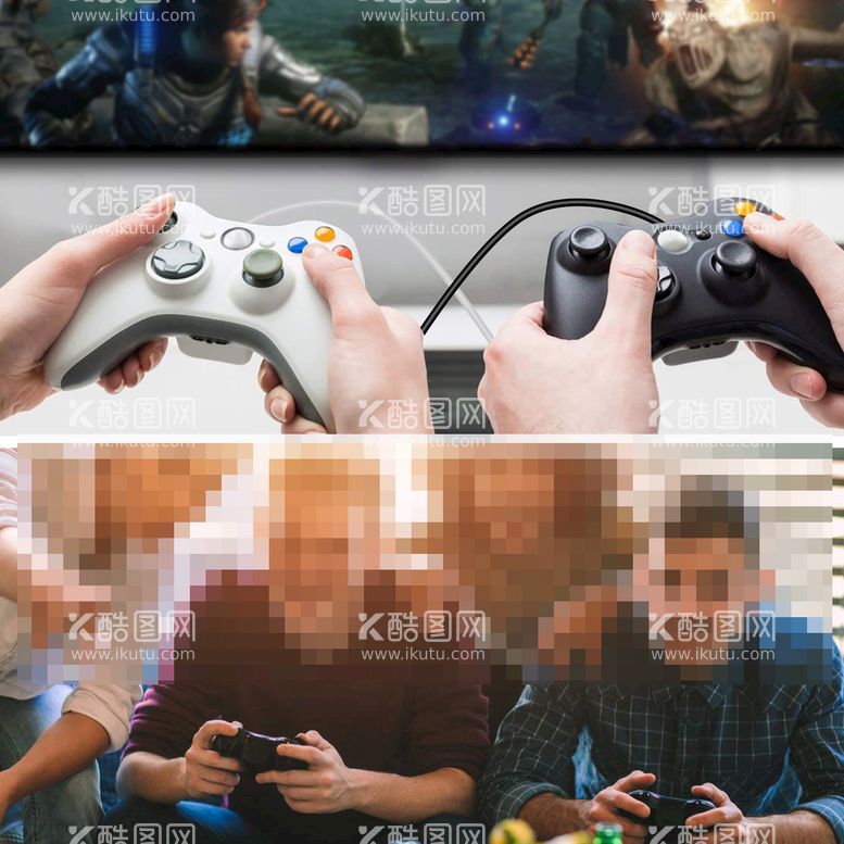 编号：29503809172002567436【酷图网】源文件下载-XBOX360 有线手柄场景图