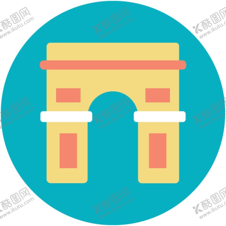 编号：12662809090448377363【酷图网】源文件下载-旅游地点图标