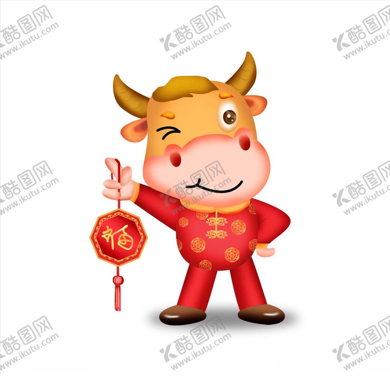 编号：12016904252158461737【酷图网】源文件下载-卡通牛