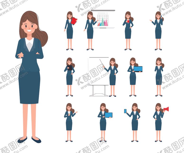 编号：70547309180101297586【酷图网】源文件下载-矢量人物