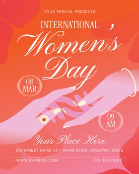 国际妇女节宣传插画