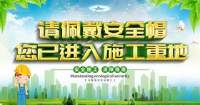 请佩戴安全帽