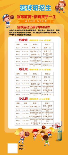 儿童篮球体适能轮播图