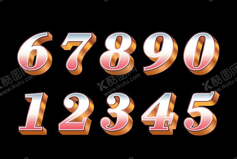 编号：92972004302020178983【酷图网】源文件下载-3D立体数字