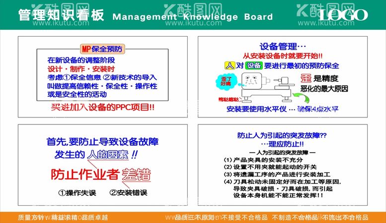 编号：94200610261700178370【酷图网】源文件下载-公司企业管理知识看板12