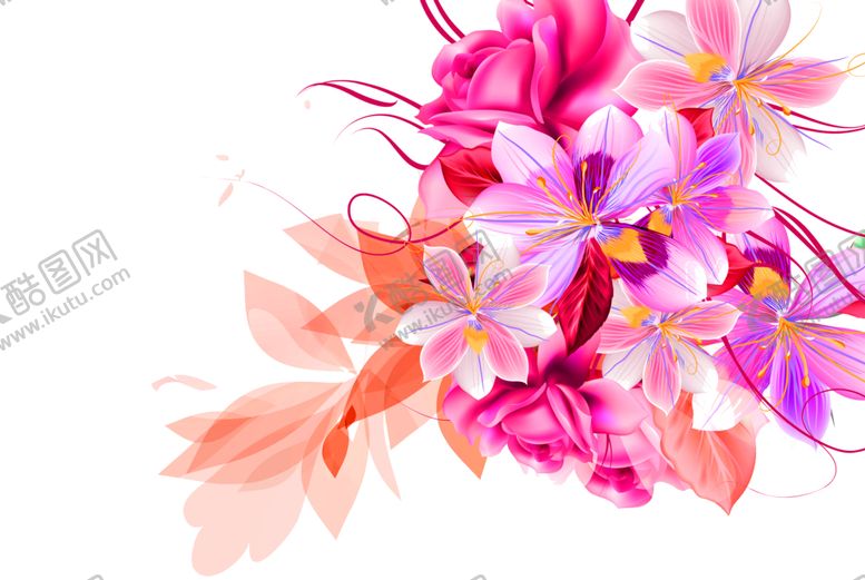 编号：49041309200024523407【酷图网】源文件下载-鲜花装饰