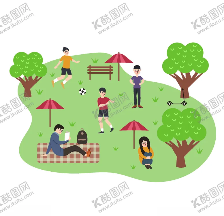 编号：14846704271607459111【酷图网】源文件下载-公园活动