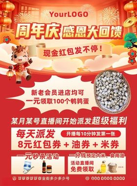 医美周年感恩回馈活动系列海报