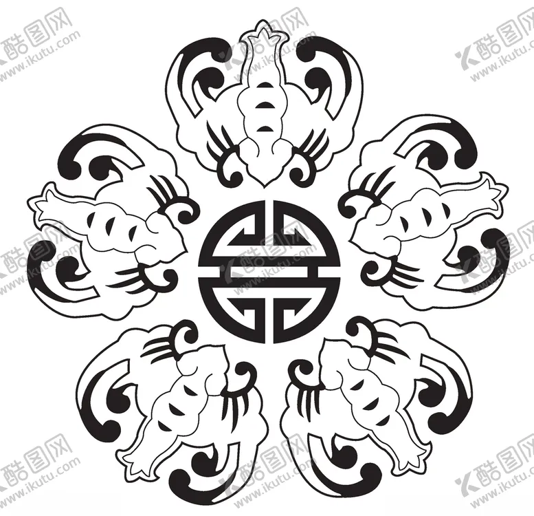 编号：16619105071208367342【酷图网】源文件下载-五福捧寿