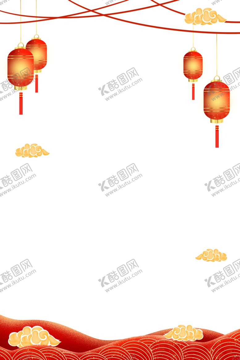 编号：78435904061338367188【酷图网】源文件下载-背景素材国潮山水祥云水墨