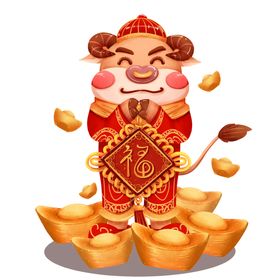 卡通牛形象