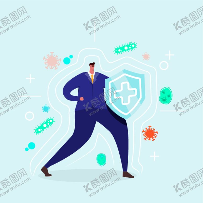 编号：66113912080707184195【酷图网】源文件下载-健康盾牌