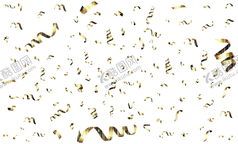 编号：78854209231053328913【酷图网】源文件下载-金色彩带