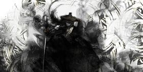 神秘暗黑系人物形象