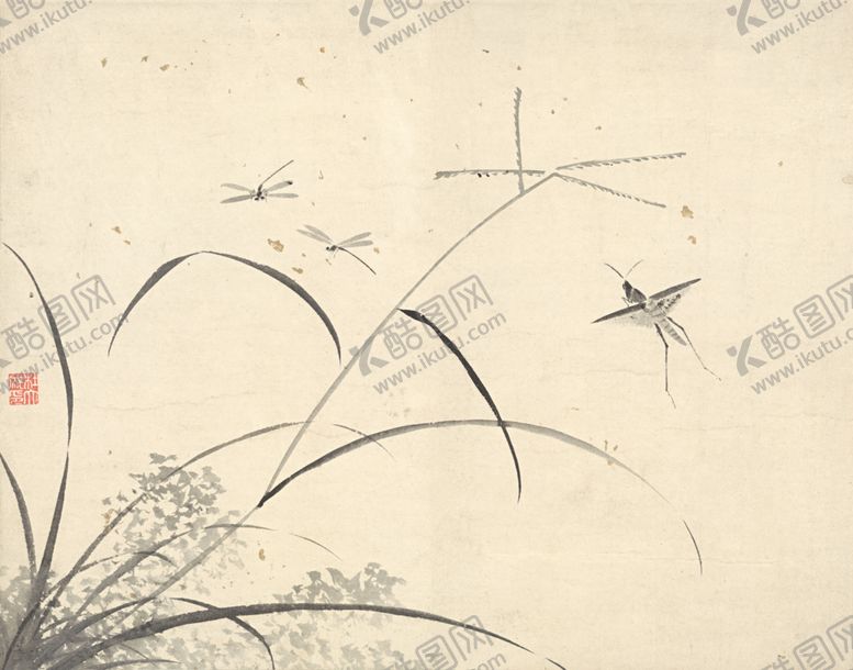 编号：61915007062151174808【酷图网】源文件下载-植物花朵工笔画