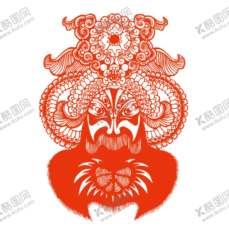 编号：67049502070133543473【酷图网】源文件下载-春节新年剪纸PNG素材