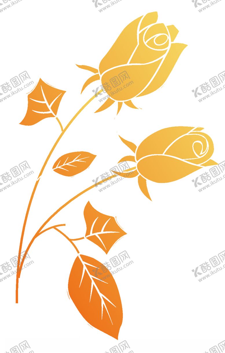 编号：61296709111058409389【酷图网】源文件下载-玫瑰花矢量素材