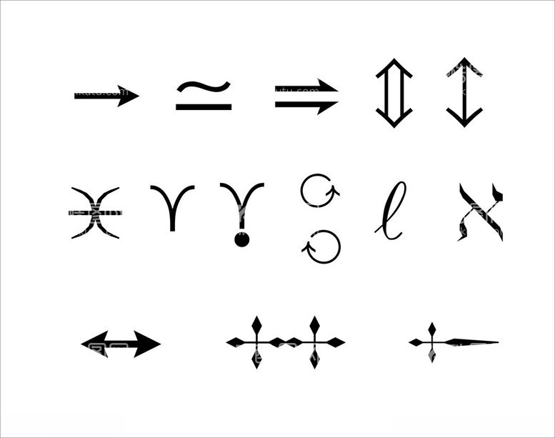 编号：68831812021029331380【酷图网】源文件下载-箭头标识符号