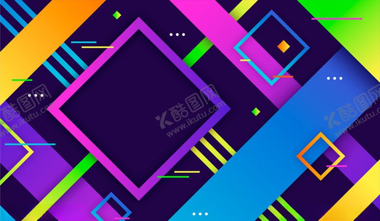 编号：95890510261713096949【酷图网】源文件下载-彩色质感方框背景