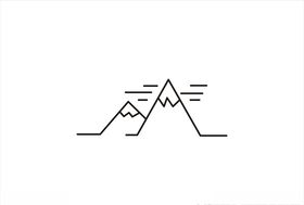 雪山图标