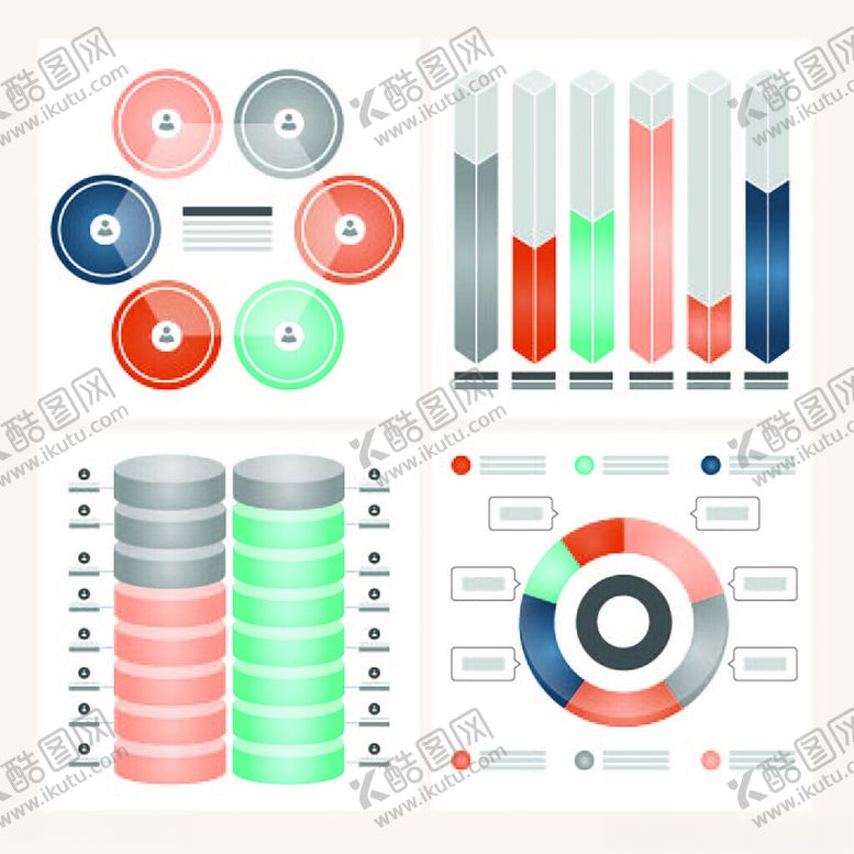 编号：69525111192101167652【酷图网】源文件下载-多彩数据图表集合