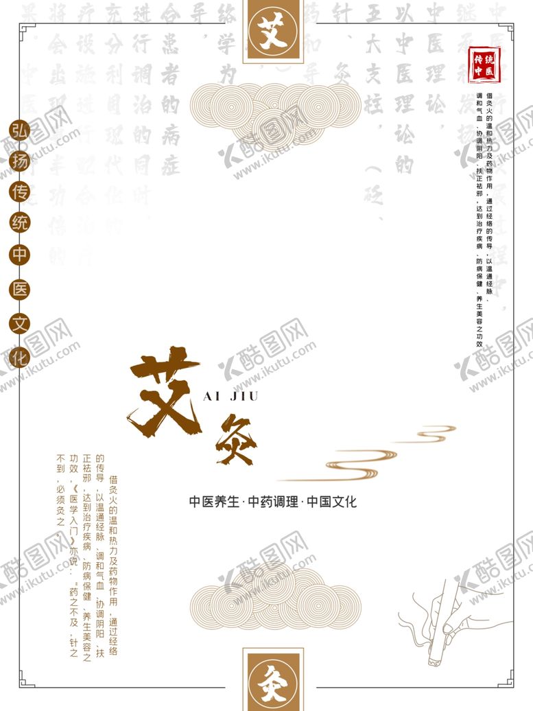 编号：31133606252110182652【酷图网】源文件下载-艾灸海报