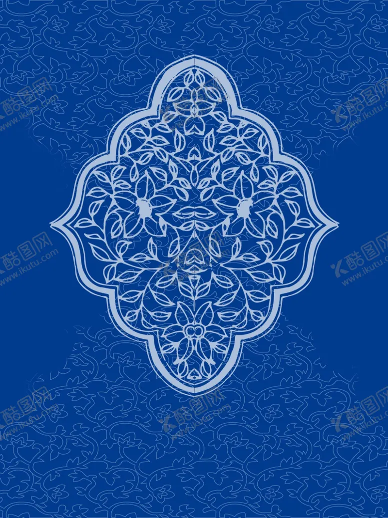 编号：91721410280642522629【酷图网】源文件下载-青花瓷背景