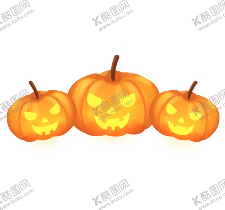 编号：22838610061901157956【酷图网】源文件下载-万圣节南瓜