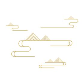 中国风金色祥云PNG免扣素材
