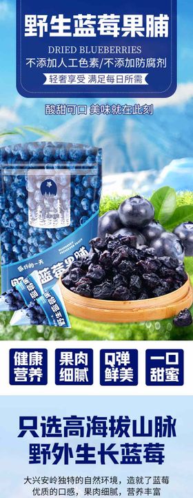 蓝莓果干果脯