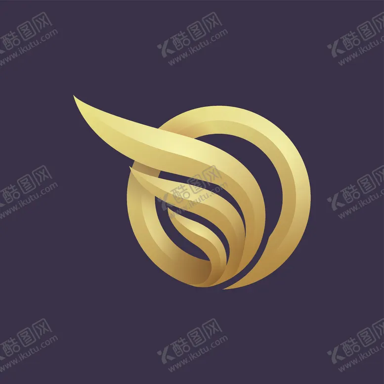 编号：73041007020906215800【酷图网】源文件下载-翅膀logo