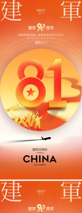 建军节海报