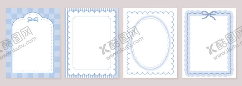 编号：36293104302320334647【酷图网】源文件下载-蓝色边框素材