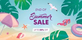 夏日促销海报