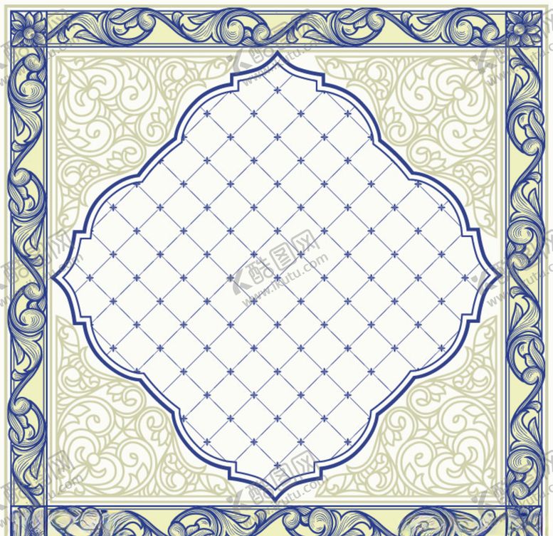 编号：13640710131252258473【酷图网】源文件下载-复古花纹